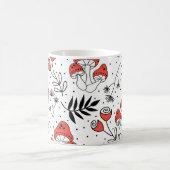 Mug Champignons champignon : Nature Line Art (Centre)