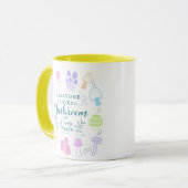 Mug Champignons colorés (Devant gauche)