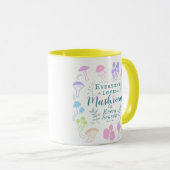 Mug Champignons colorés (Devant droit)