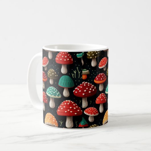 Mug Champignons colorés (Devant gauche)