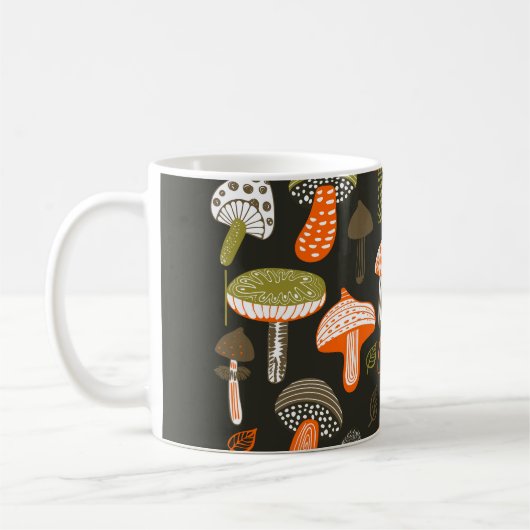 Mug Champignons colorés : Collection de fées (Gauche)