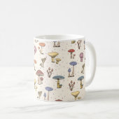 Mug Champignons colorés Doodle Motif (Devant droit)