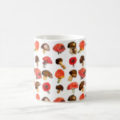 Mug Champignons d'aquarelle motif de chute (Centre)