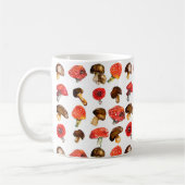Mug Champignons d'aquarelle motif de chute (Gauche)