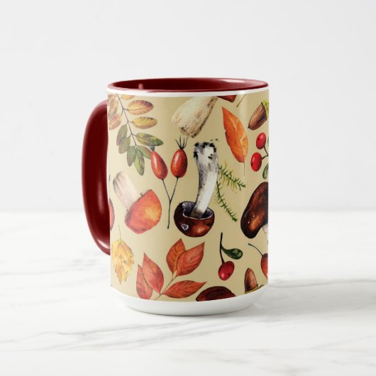 Mug Champignons d'automne (Devant gauche)