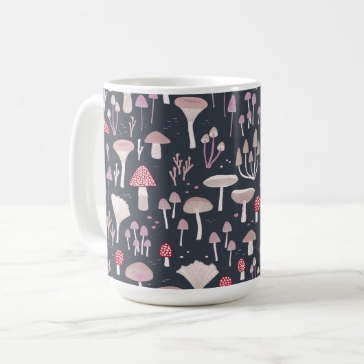 Mug Champignons des Toadstool de champignons (Devant gauche)