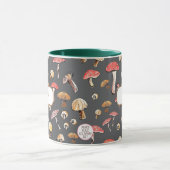 Mug Champignons dessinés à la main Forager personnalis (Centre)