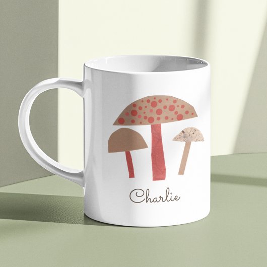 Mug Champignons du Moyen-siècle rétro mignons d'inspir