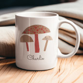 Mug Champignons du Moyen-siècle rétro mignons d'inspir
