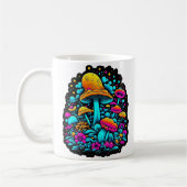 Mug Champignons et fleurs rétro Neon (Gauche)