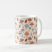 Mug Champignons, Feuillage d'automne, Nature Patten (Devant droit)