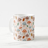 Mug Champignons, Feuillage d'automne, Nature Patten (Devant gauche)