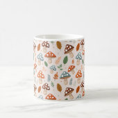 Mug Champignons, Feuillage d'automne, Nature Patten (Centre)