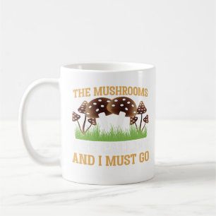 Mug Champignons magiques Chasse Champignons amusants