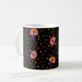 Mug Champignons magiques d'automne_noir (Devant gauche)