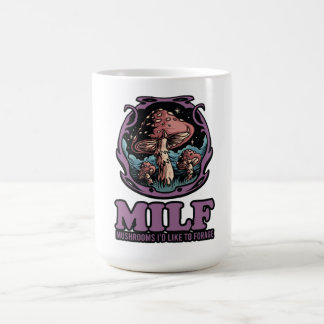 Mug Champignons Milfs J'Aimerais Fourrer, Champignons