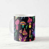 Mug Champignons psychédéliques Motif des couleurs arc- (Devant gauche)