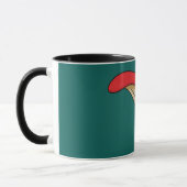Mug Champignons rouges caricaturés (Gauche)