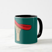 Mug Champignons rouges caricaturés (Devant droit)