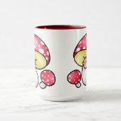 Mug champignons rouges mignons (Centre)