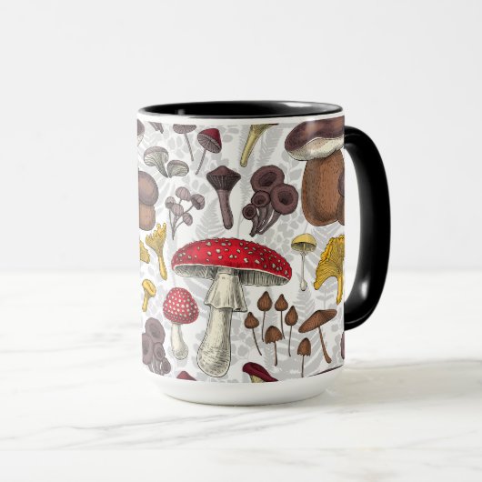Mug Champignons sauvages (Devant droit)