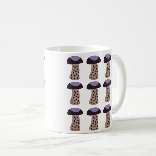 Mug Champignons violets (Devant droit)