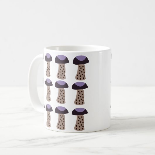 Mug Champignons violets (Devant gauche)