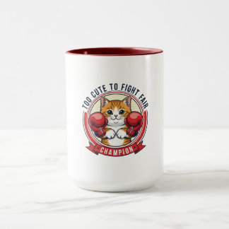 Mug Champion Chat Coléreux Mignon