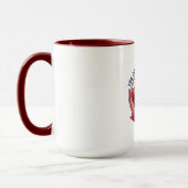 Mug Champion Chat Coléreux Mignon (Gauche)