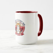 Mug Champion Chat Coléreux Mignon (Devant droit)