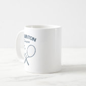 Mug Champion de Badminton I Racket I Shuttle I Badmint (Devant gauche)