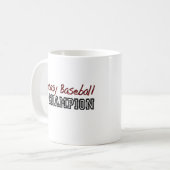 Mug Champion de base-ball d'imaginaire (Devant gauche)