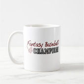 Mug Champion de base-ball d'imaginaire (Gauche)