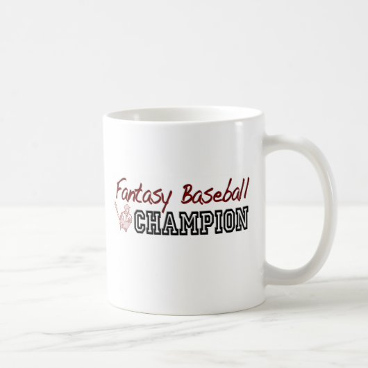 Mug Champion de base-ball d'imaginaire (Droite)