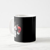 Mug Champion de boxe de chats Funny Cute Kitten Fighte (Devant gauche)