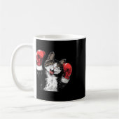 Mug Champion de boxe de chats Funny Cute Kitten Fighte (Gauche)