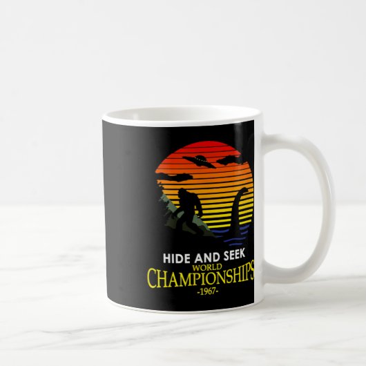 Mug Champion de cache-cache Nessie Lochness Bigfoot Yé (Droite)