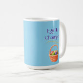 Mug Champion de la chasse aux œufs (Devant droit)