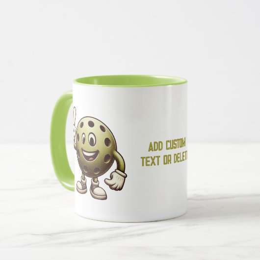 Mug Champion de Paddleball pour le jeu de Pickleball (Devant gauche)