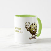Mug Champion de Paddleball pour le jeu de Pickleball (Devant droit)