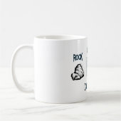 Mug Champion de papier de ciseaux de roche (Gauche)