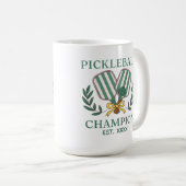 Mug Champion de Pickleball Année de Fondation Personna (Devant droit)