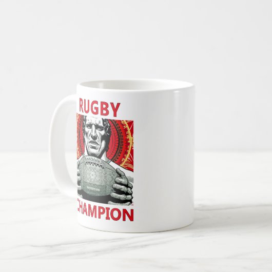 Mug Champion de rugby (Devant gauche)