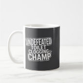 Mug Champion de toilette colmatage invaincu (Gauche)