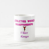 Mug Championnats du monde d'athlétisme Kenya Runner :  (Centre)