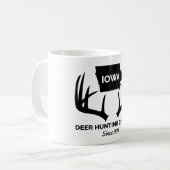 Mug Champions de chasse de cerfs communs de l'Iowa (Devant gauche)