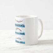 Mug Champions Swimmer - maillot de bain (Devant droit)