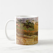 Mug Champs de blé avec Auvers par Vincent van Gogh (Gauche)