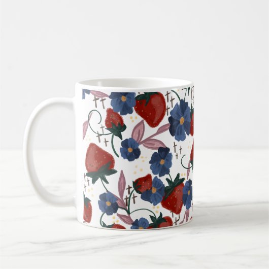 Mug Champs de fraises (Gauche)