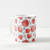 Mug Champs de fraises : Fraîcheur d'été (Devant gauche)